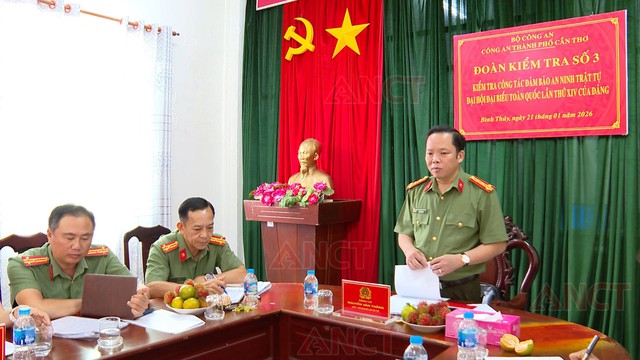 Cần Thơ: Công tác bảo đảm an ninh trật tự Đại hội XIV của Đảng là yêu cầu cao nhất- Ảnh 3.