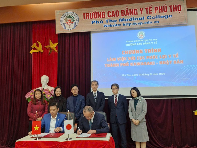 Trường Cao đẳng Y tế Phú Thọ: Mở rộng hợp tác với Cục Phúc lợi Y tế thành phố Kawasaki (Nhật Bản)- Ảnh 3.