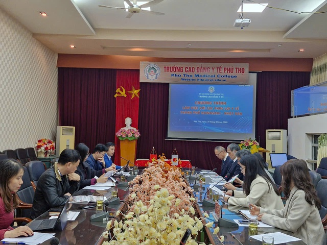 Trường Cao đẳng Y tế Phú Thọ: Mở rộng hợp tác với Cục Phúc lợi Y tế thành phố Kawasaki (Nhật Bản)- Ảnh 1.