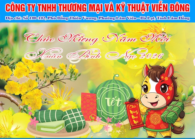 Công ty TNHH Thương Mại và Kỹ thuật Viễn Đông Chúc mừng năm mới- Ảnh 1. Công ty TNHH Thương Mại và Kỹ thuật Viễn Đông Chúc mừng năm mới- Ảnh 1.
