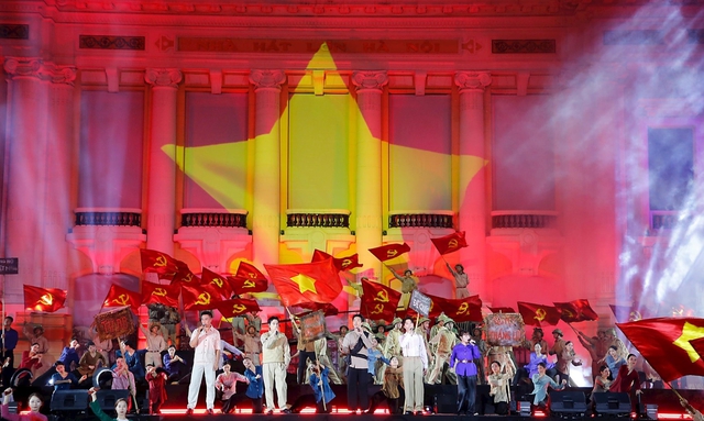 “Dưới lá cờ vẻ vang của Đảng”: Chương trình nghệ thuật đặc sắc chào mừng thành công Đại hội XIV của Đảng- Ảnh 1.