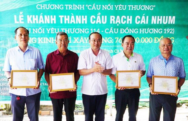 Cà Mau: Khánh thành cầu Rạch Cái Nhum tại xã Lương Thế Trân- Ảnh 6.