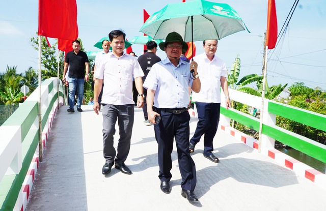 Cà Mau: Khánh thành cầu Rạch Cái Nhum tại xã Lương Thế Trân- Ảnh 3.