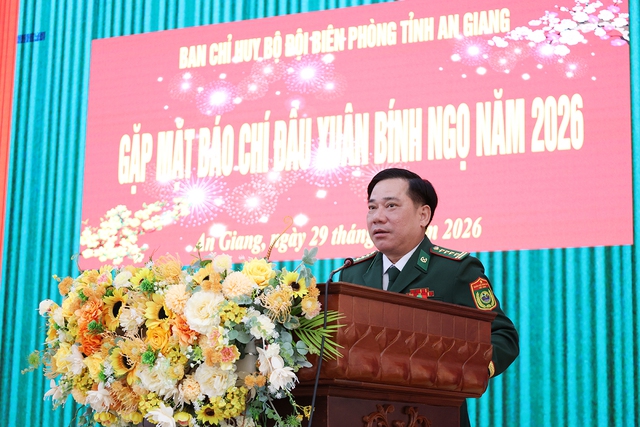Ban Chỉ huy BĐBP tỉnh An Giang tổ chức gặp mặt báo chí đầu Xuân- Ảnh 2. Ban Chỉ huy BĐBP tỉnh An Giang tổ chức gặp mặt báo chí đầu Xuân- Ảnh 2.