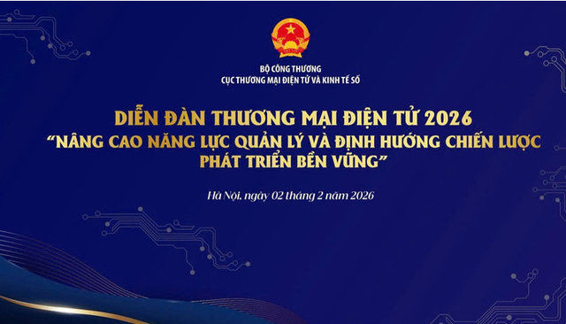 Sắp diễn ra Diễn đàn "Toàn cảnh Thương mại điện tử 2026"- Ảnh 1.