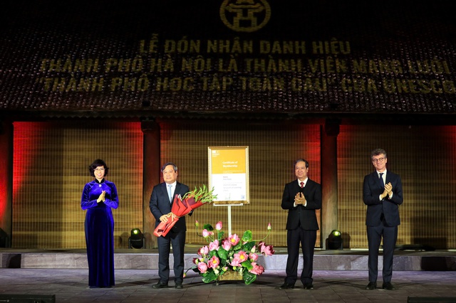 Hà Nội đón nhận danh hiệu "Thành phố học tập toàn cầu" của UNESCO- Ảnh 2.
