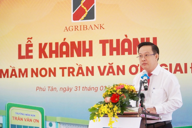 Khánh thành, bàn giao Trường Mầm non Trần Văn Ơn do Agribank Chi nhánh Bến Tre tài trợ- Ảnh 4.