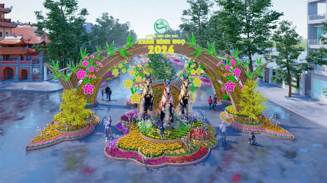 Đường hoa nghệ thuật TP Cần Thơ diễn ra trong 8 ngày- Ảnh 3.