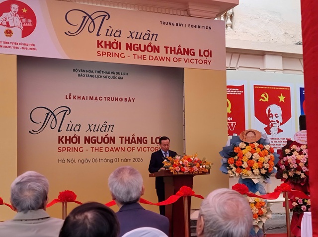 Khai mạc trưng bày "Mùa Xuân - Khởi nguồn thắng lợi"- Ảnh 3.