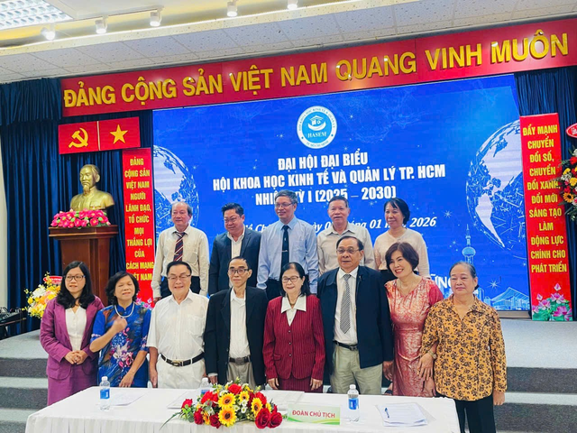 Hội Khoa học Kinh tế và Quản lý TP. Hồ Chí Minh tổ chức Đại hội nhiệm kỳ I (2025 - 2030)- Ảnh 3.