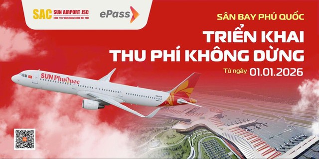 Sân bay Phú Quốc triển khai thu phí không dừng, rút ngắn thời gian di chuyển cho hành khách- Ảnh 1.