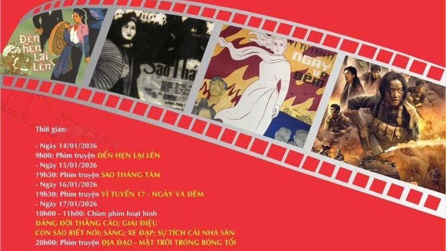 Viện Phim Việt Nam: Tổ chức chiếu phim cách mạng chào mừng Đại hội lần thứ XIV của Đảng- Ảnh 1. Viện Phim Việt Nam: Tổ chức chiếu phim cách mạng chào mừng Đại hội lần thứ XIV của Đảng- Ảnh 1.