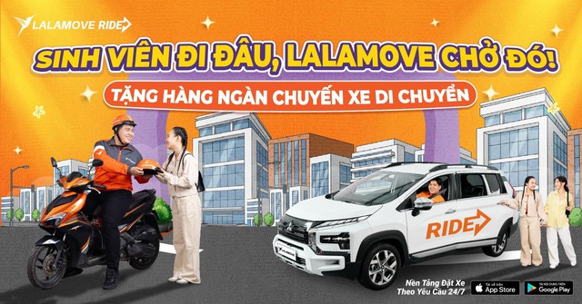Lalamove tặng hàng ngàn chuyến di chuyển cho sinh viên dịp Tết- Ảnh 1. Lalamove tặng hàng ngàn chuyến di chuyển cho sinh viên dịp Tết- Ảnh 1.