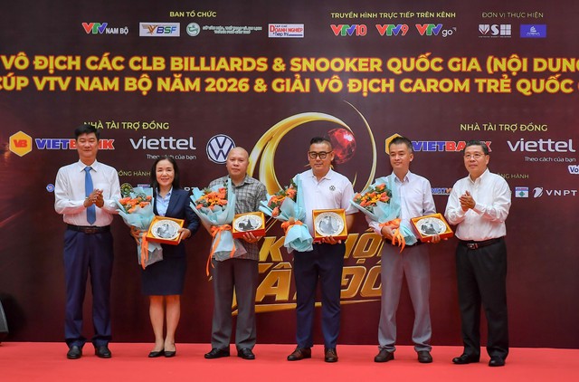 Khai mạc Giải Vô địch các Câu lạc bộ Billiards và Snooker quốc gia và Giải vô địch Carom trẻ quốc gia tại TP Cần Thơ - Ảnh 6.