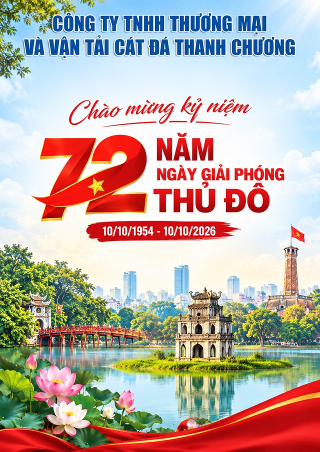 CHÀO MỪNG 72 NĂM NGÀY GIẢI PHÓNG THỦ ĐÔ HÀ NỘI (10/10/1954 – 10/10/2026)! - Ảnh 1.