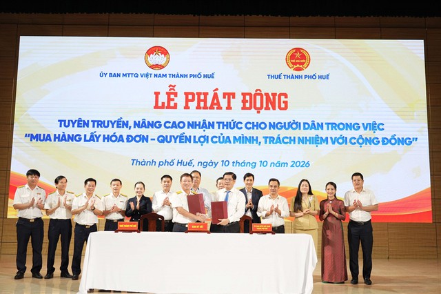 TP Huế: Phát động cuộc vận động “Mua hàng lấy hóa đơn” để bảo vệ quyền lợi người tiêu dùng- Ảnh 1.