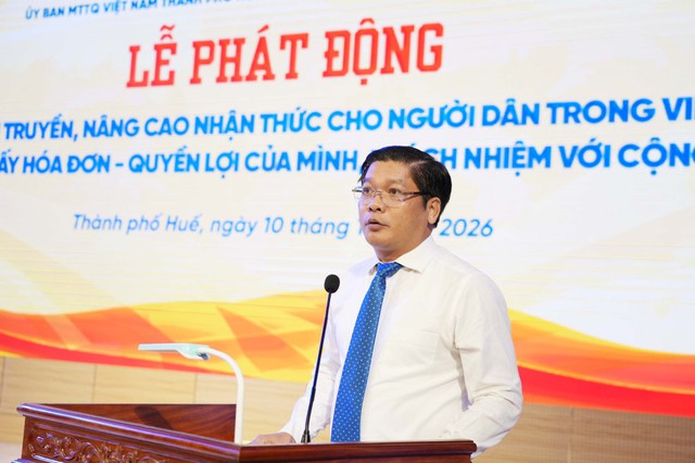 TP Huế: Phát động cuộc vận động “Mua hàng lấy hóa đơn” để bảo vệ quyền lợi người tiêu dùng- Ảnh 2.