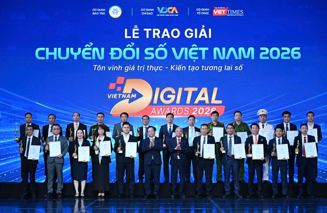 Trao giải thưởng Chuyển đổi số Việt Nam - Vietnam Digital Awards 2026- Ảnh 1.