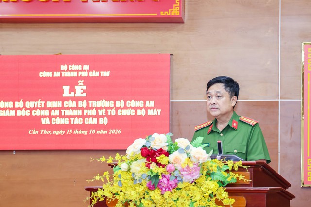 Công an TP Cần Thơ kiện toàn tổ chức bộ máy Phòng Cảnh sát giao thông - Ảnh 4.