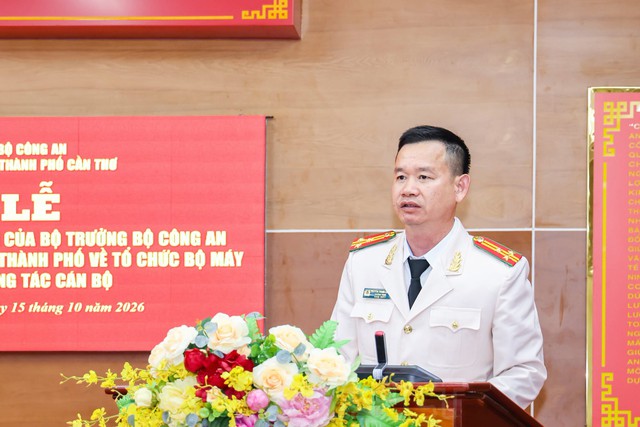 Công an TP Cần Thơ kiện toàn tổ chức bộ máy Phòng Cảnh sát giao thông - Ảnh 6.