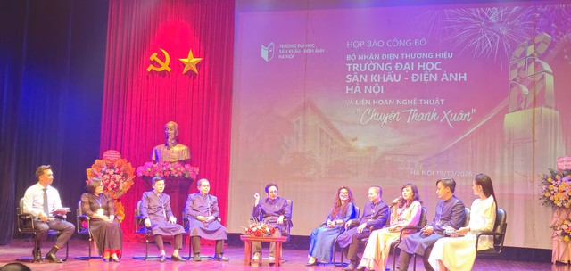 Ra mắt Bộ nhận diện thương hiệu mới của Trường Đại học Sân khấu - Điện ảnh Hà Nội - Ảnh 3.