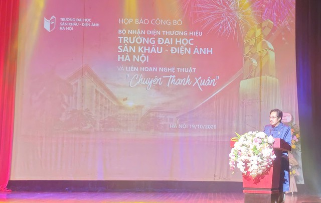 Ra mắt Bộ nhận diện thương hiệu mới của Trường Đại học Sân khấu - Điện ảnh Hà Nội - Ảnh 2.