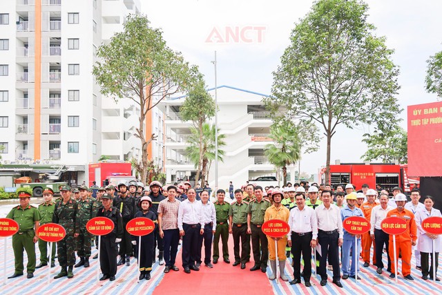 Cần Thơ: Thực tập phương án chữa cháy, CNCH cấp thành phố năm 2026- Ảnh 13.