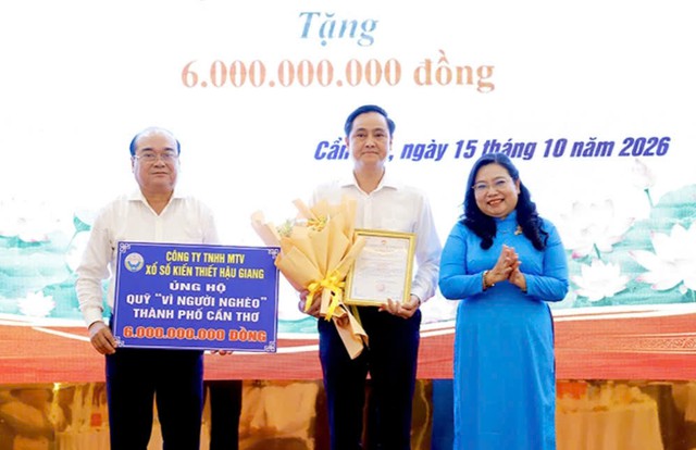 Công ty TNHH MTV Xổ số kiến thiết Hậu Giang đóng góp tích cực phục vụ an sinh xã hội - Ảnh 3.