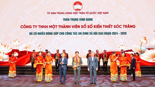 Xổ số kiến thiết Sóc Trăng tích cực tham gia các hoạt động an sinh, công tác từ thiện xã hội - Ảnh 1.