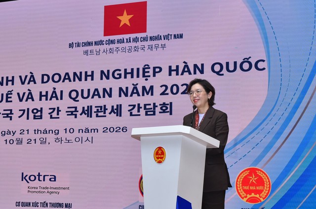 Bộ Tài chính tổ chức Hội nghị với doanh nghiệp Hàn Quốc về chính sách thuế, hải quan - Ảnh 6.