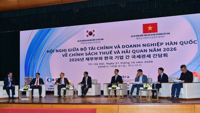 Bộ Tài chính tổ chức Hội nghị với doanh nghiệp Hàn Quốc về chính sách thuế, hải quan - Ảnh 4.