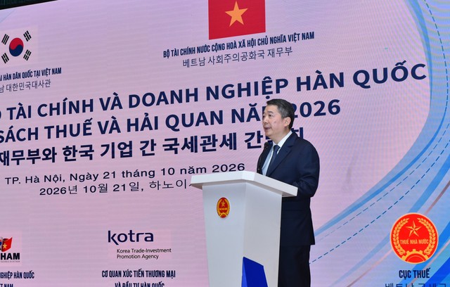 Bộ Tài chính tổ chức Hội nghị với doanh nghiệp Hàn Quốc về chính sách thuế, hải quan - Ảnh 3.