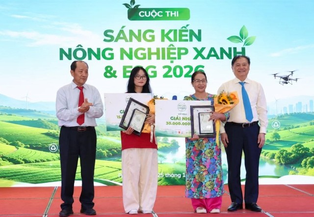 Chung kết và trao giải Cuộc thi “Sáng kiến Nông nghiệp xanh và ESG Việt Nam 2026”- Ảnh 1.