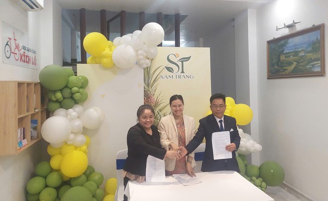 Sam Trang kết nối chuỗi giá trị dứa MD2- Ảnh 1.