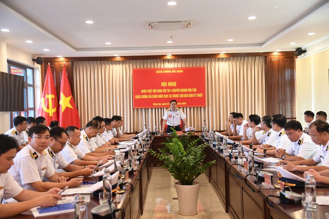 Trung tâm Bảo đảm Kỹ thuật Vùng 2 Hải quân thi 4 chuyên ngành hậu cần Quân chủng- Ảnh 1.