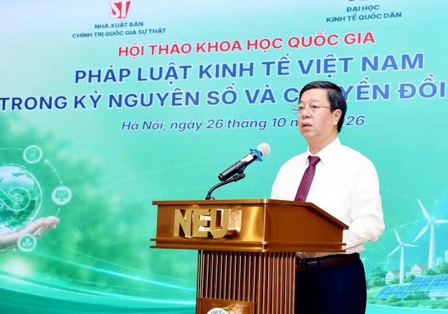 Hoàn thiện pháp luật kinh tế Việt Nam trong kỷ nguyên số và chuyển đổi xanh  - Ảnh 2.