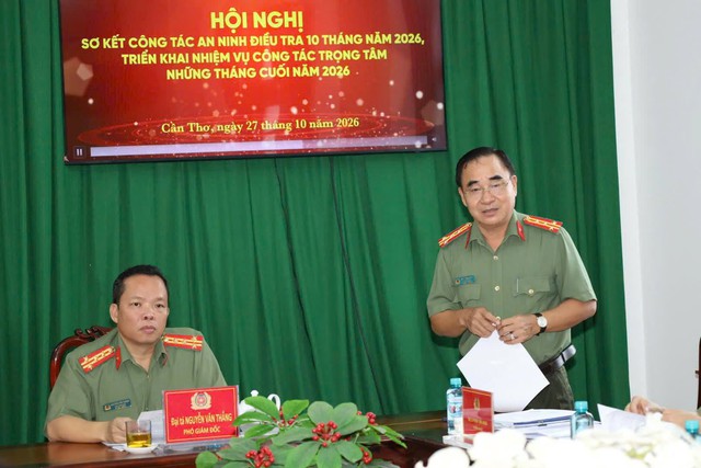 Lực lượng An ninh điều tra Công an TP Cần Thơ đánh giá kết quả công tác 10 tháng năm 2026- Ảnh 2.