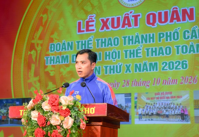 Đoàn Thể thao TP Cần Thơ xuất quân tham dự Đại hội Thể thao toàn quốc lần thứ X- Ảnh 3.