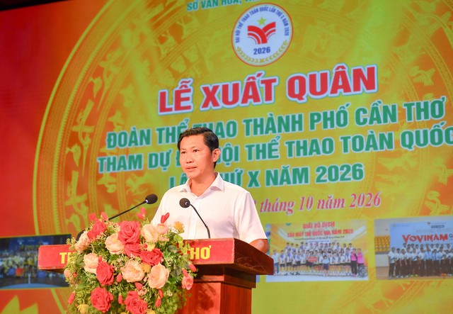 Đoàn Thể thao TP Cần Thơ xuất quân tham dự Đại hội Thể thao toàn quốc lần thứ X- Ảnh 4.