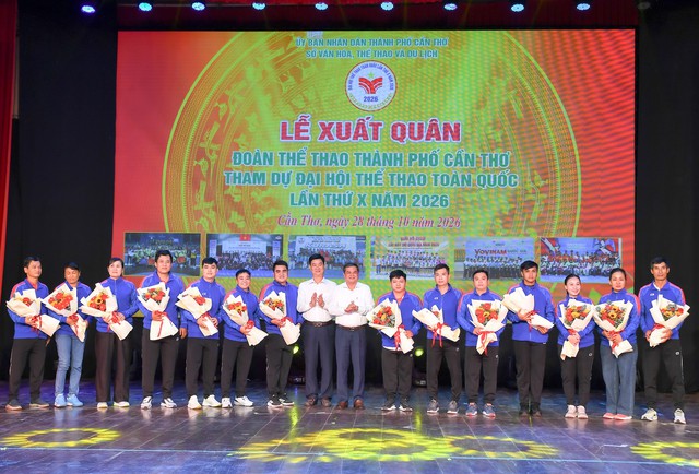 Đoàn Thể thao TP Cần Thơ xuất quân tham dự Đại hội Thể thao toàn quốc lần thứ X- Ảnh 9.
