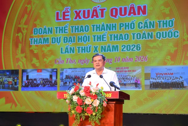 Đoàn Thể thao TP Cần Thơ xuất quân tham dự Đại hội Thể thao toàn quốc lần thứ X- Ảnh 7.