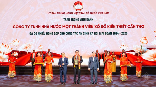 Công ty TNHH MTV XSKT Cần Thơ tài trợ hơn 28 tỷ đồng cho công tác an sinh xã hội giai đoạn 2025 - 2026 - Ảnh 1.