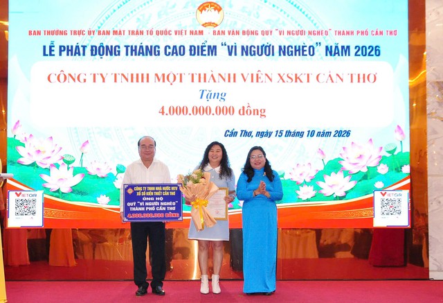 Công ty TNHH MTV XSKT Cần Thơ tài trợ hơn 28 tỷ đồng cho công tác an sinh xã hội giai đoạn 2025 - 2026 - Ảnh 3.