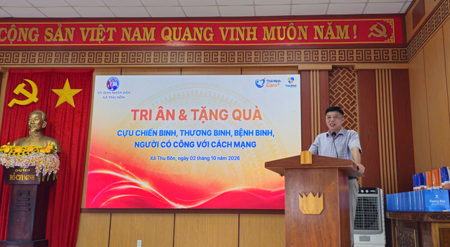 Xã Thu Bồn: Trao yêu thương, gửi trọn nghĩa tình đến người có công- Ảnh 4.