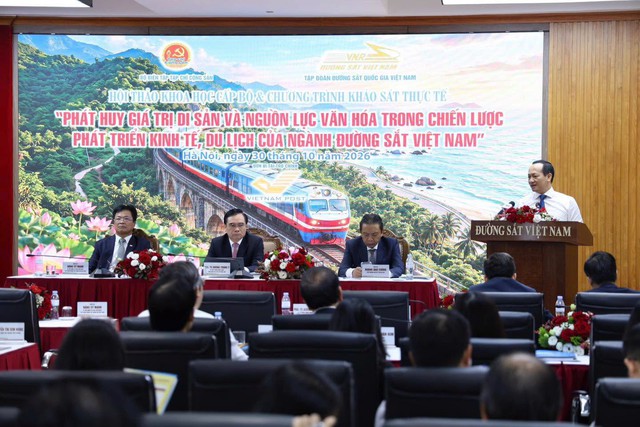 Di sản, văn hóa đường sắt trong chiến lược phát triển kinh tế - du lịch quốc gia- Ảnh 1.