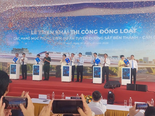 Vinspeed tăng tốc thi công tuyến đường sắt tốc độ cao Bến Thành - Cần Giờ - Ảnh 1.