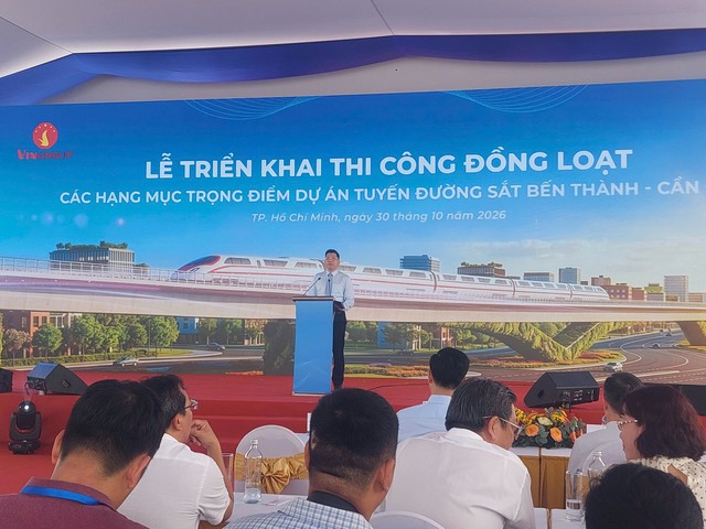 Vinspeed tăng tốc thi công tuyến đường sắt tốc độ cao Bến Thành - Cần Giờ - Ảnh 3.