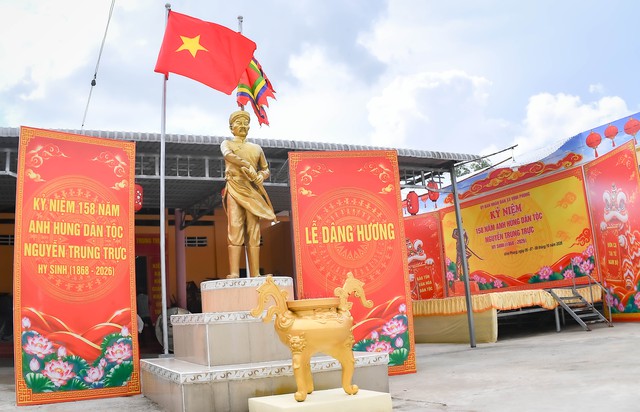 Lần đầu tiên xã Vĩnh Phong tổ chức lễ giỗ AHDT Nguyễn Trung Trực tại đình Thần Hoàng Bổn Cảnh- Ảnh 3.