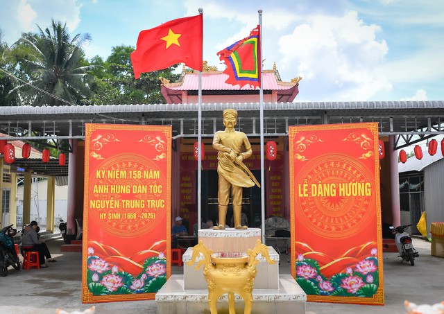 Lần đầu tiên xã Vĩnh Phong tổ chức lễ giỗ AHDT Nguyễn Trung Trực tại đình Thần Hoàng Bổn Cảnh- Ảnh 8.