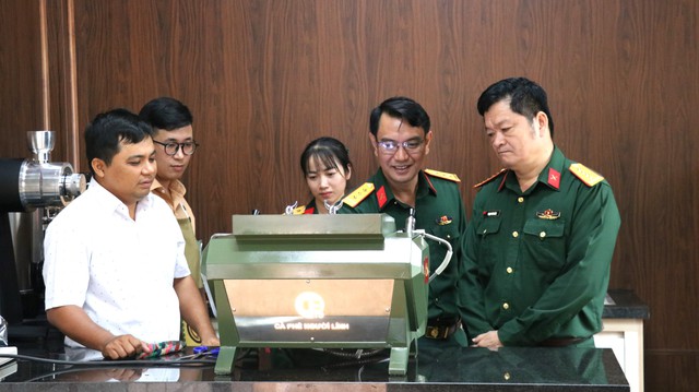 Bước tiến mới khẳng định thương hiệu “Cà phê người lính” - Ảnh 1.